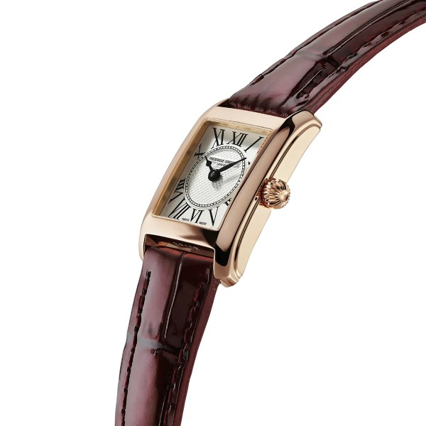 Montre Frederique Constant Classics Carrée Bracelet Cuir