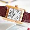 Montre Frederique Constant Classics Carrée Bracelet Cuir