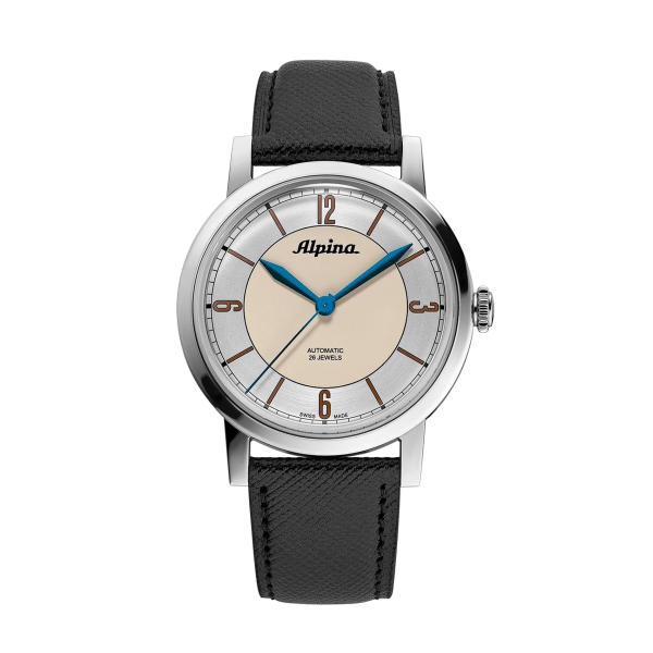 Montre Alpina Alpiner Heritage Carrée Automatic 140 Ans Cadran Beige 39mm