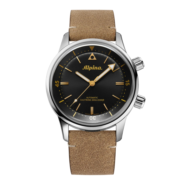 Montre Alpina Alpiner Heritage Carrée Automatic 140 Ans Cadran Beige 39mm