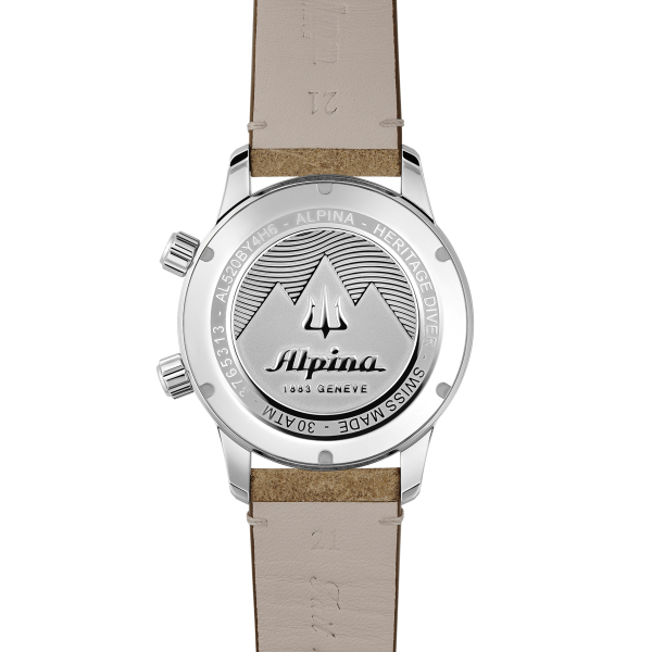 Montre Alpina Alpiner Heritage Carrée Automatic 140 Ans Cadran Beige 39mm