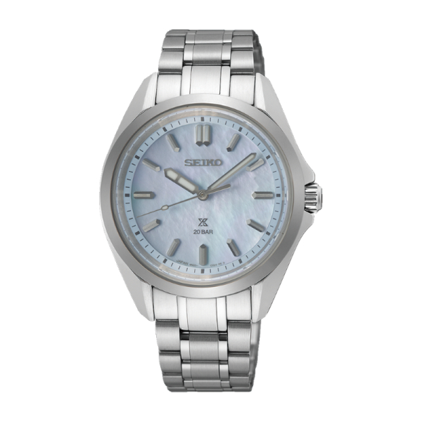 Montre Seiko Prospex SUR605 Cadran Nacre Bleue Bracelet Acier