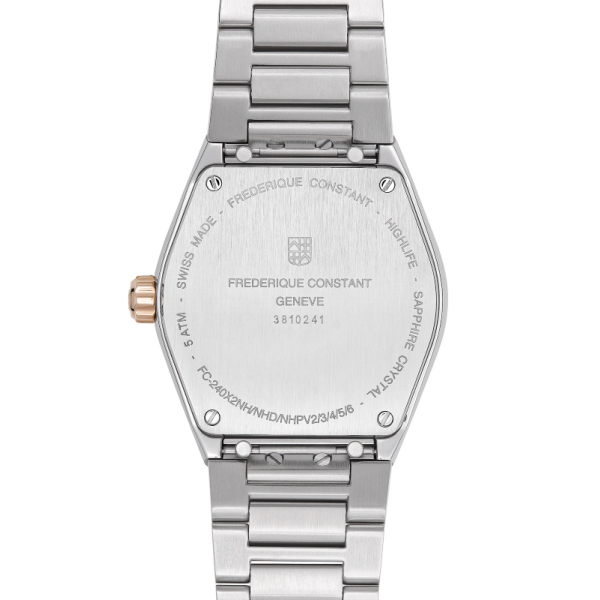 Montre Frederique Constant Highlife Ladies Quartz Cadran Nacre Serti