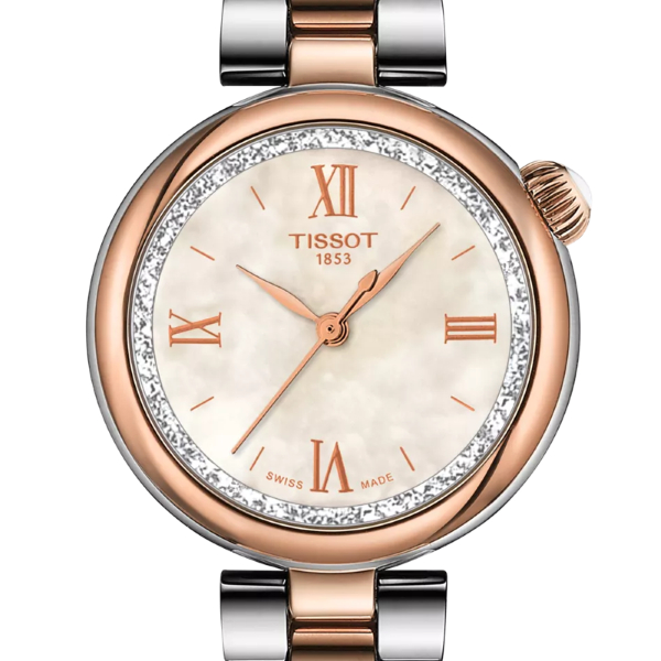 Montre Tissot Desir Quartz Cadran Nacre blanche