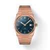 Montre Tissot PRX Powermatic 80 40mm Cadran Bleu PVD Or Rose