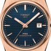 Montre Tissot PRX Powermatic 80 40mm Cadran Bleu PVD Or Rose