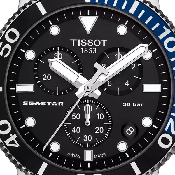 Montre Tissot Seastar 1000 Chronograph Cadran Noir