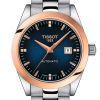 Montre Tissot T-My Lady Automatic 18K Gold bezel Cadran Bleu dégradé