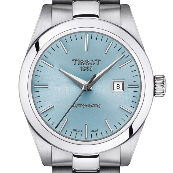 Montre Tissot T-My Lady Automatic Cadran bleu glacier