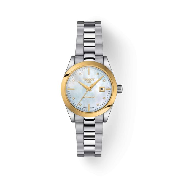 Montre Tissot T-My Lady Automatic 18K Gold bezel Cadran Nacre