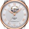 Montre Tissot Le Locle Powermatic 80 Open Heart Cadran Argent