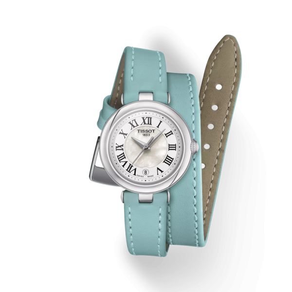 Montre Tissot Bellissima Small Lady - XS double tour strap Cadran Nacre blanche