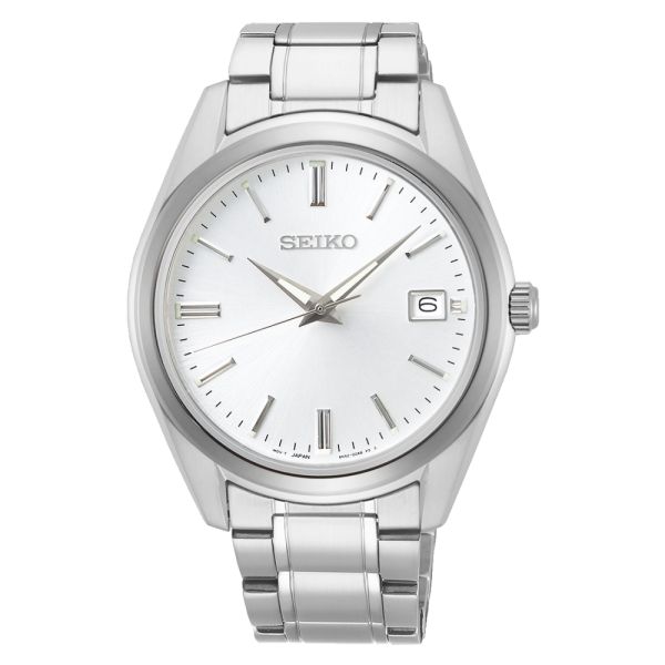 Montre Seiko Classique SUR307P1 Quartz Cadran Blanc