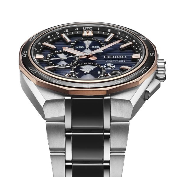 Montre Seiko Astron SSH180J1 Chronographe GPS Solaire Dual Time Edition Limitée 