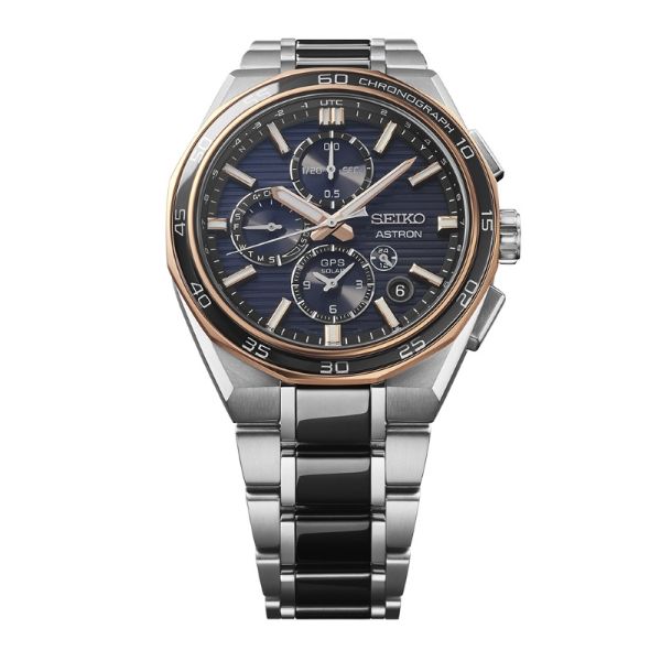 Montre Seiko Astron SSH180J1 Chronographe GPS Solaire Dual Time Edition Limitée 