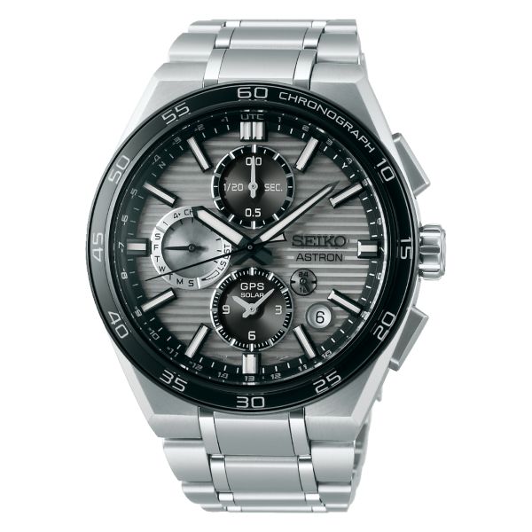 Montre Seiko Astron SSH177J1 Chronographe GPS Solaire Dual Time