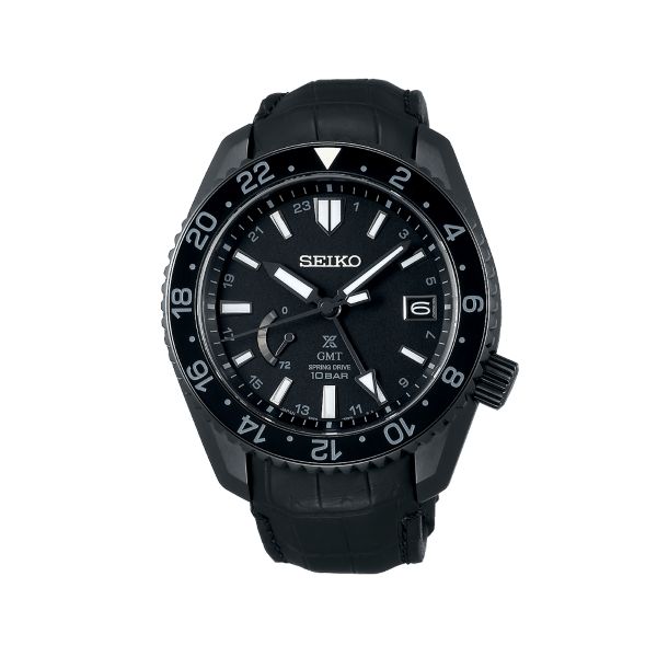 Montre Seiko PROSPEX SNR035J1 Black Edition Spring Drive GMT