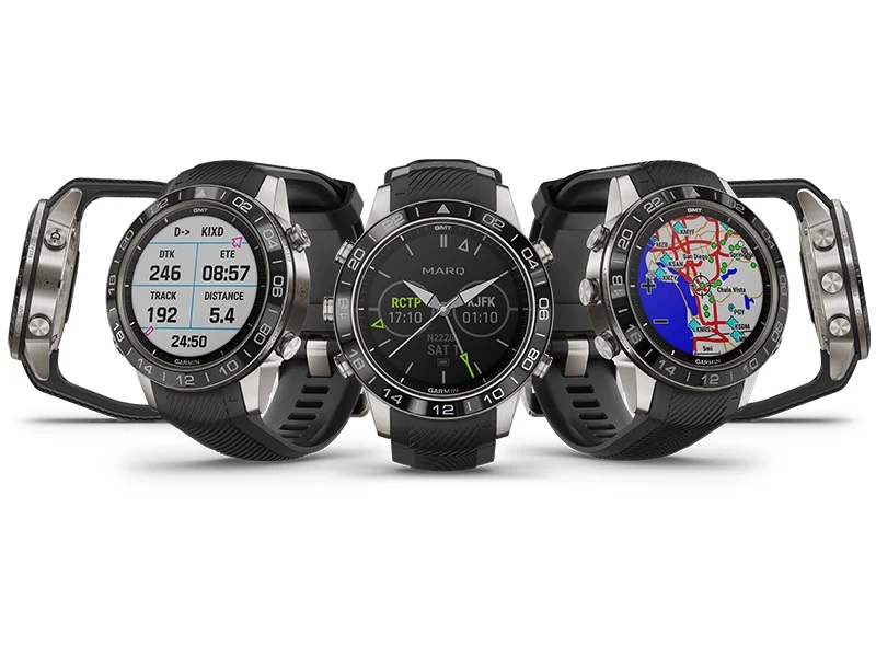 Montre GARMIN MARQ AVIATOR de derni re g n ration titane et verre